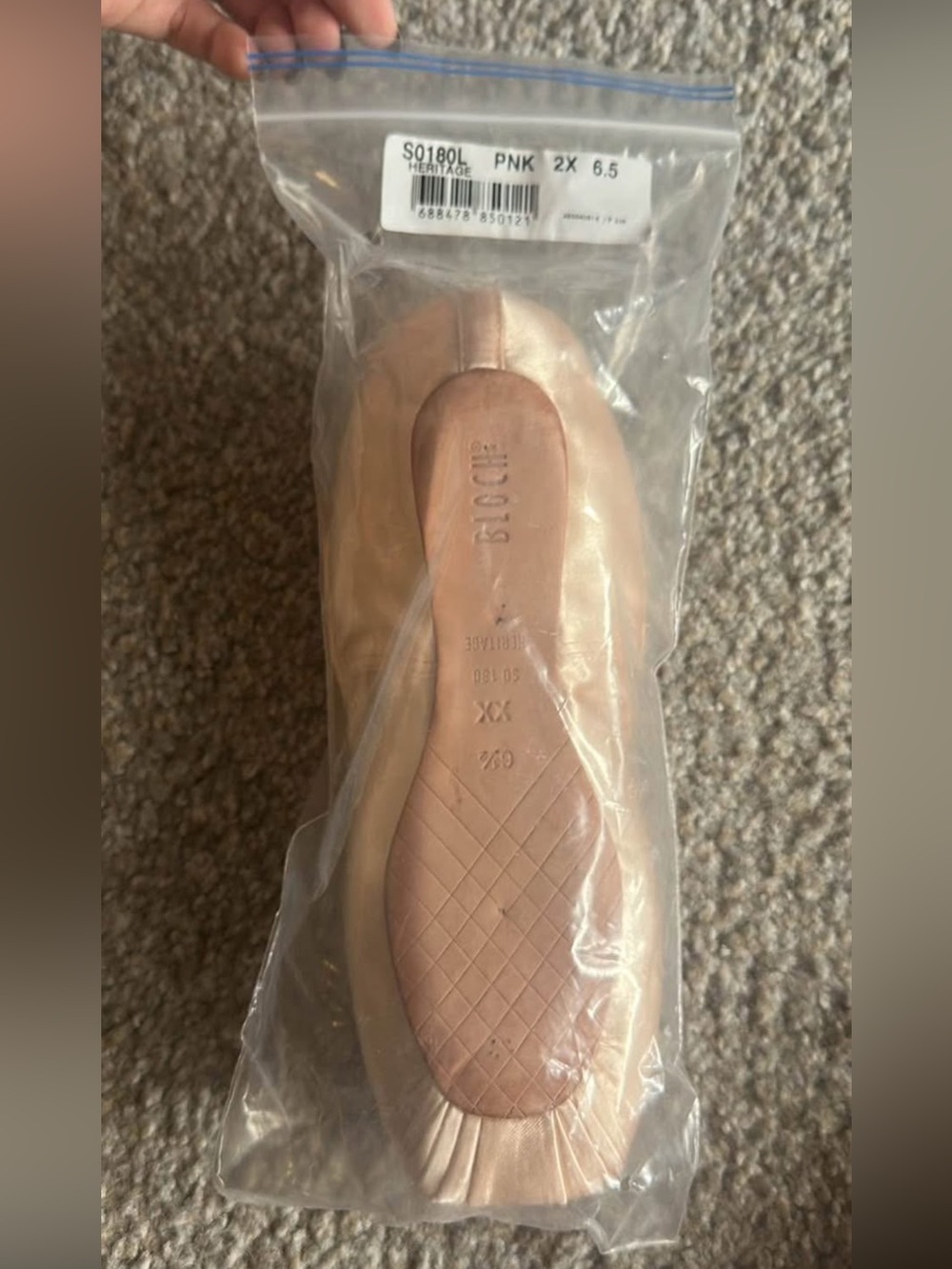 Bloch heritage pointe shoe